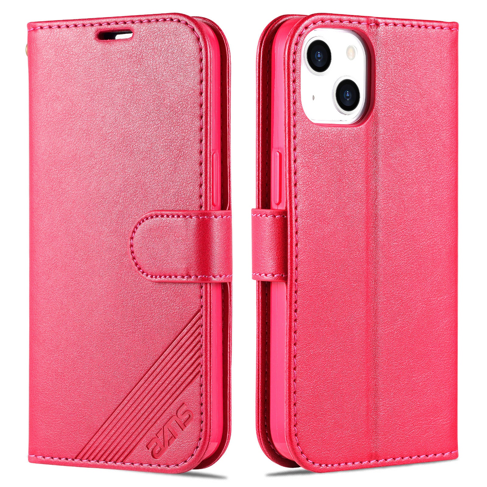 Ochranný kryt na telefon AZNS PU Kožená peněženka pro iPhone 15 Stand Phone Ochranný kryt na telefon AZNS PU Kožená peněženka pro iPhone 15 Stand Phone